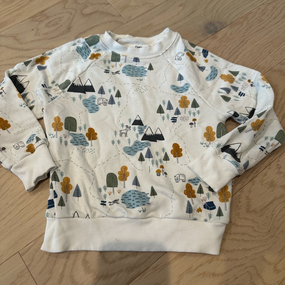 Little sleepies mountain trail sweatshirt